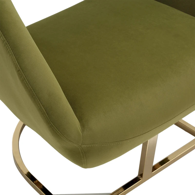 Fauteuil capitonné de salon