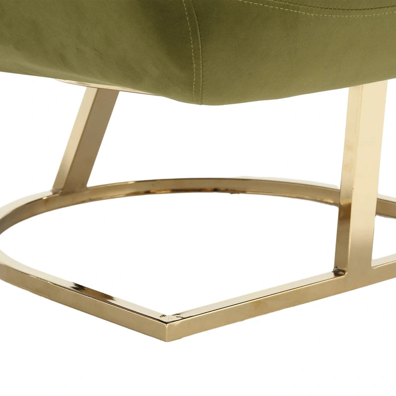 Fauteuil capitonné de salon