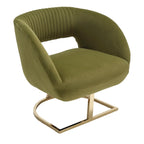 Fauteuil capitonné de salon