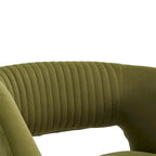Fauteuil capitonné de salon