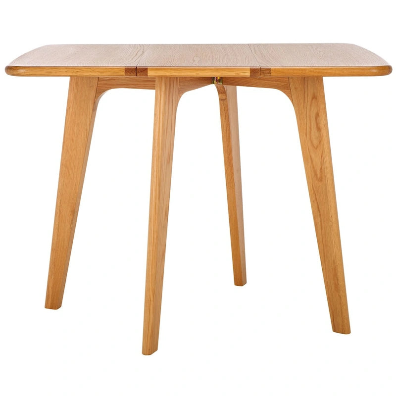 Table à manger pliante Couture Annliese Natural – 37 L x 30 P x 28 H – 37Lx30Px28H
