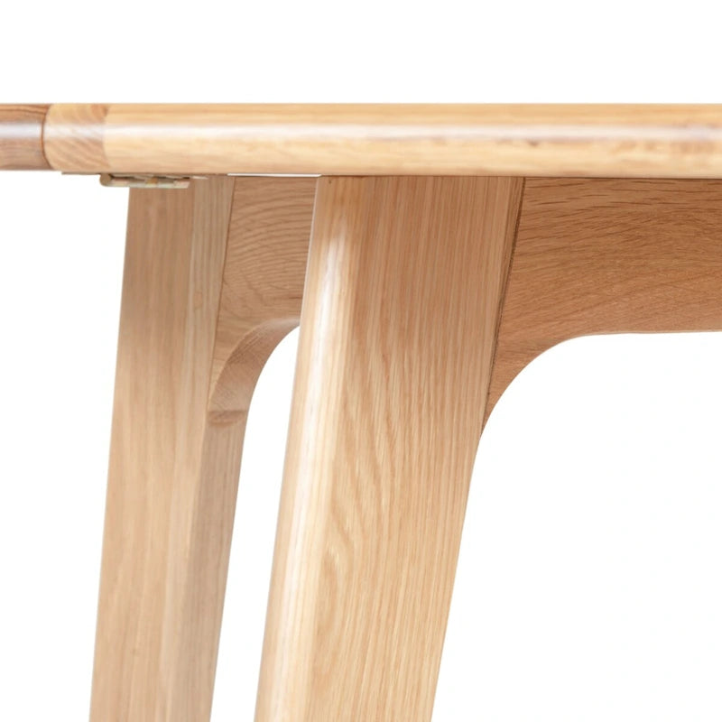 Table à manger pliante Couture Annliese Natural – 37 L x 30 P x 28 H – 37Lx30Px28H