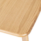Table à manger pliante Couture Annliese Natural – 37 L x 30 P x 28 H – 37Lx30Px28H