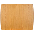 Table à manger pliante Couture Annliese Natural – 37 L x 30 P x 28 H – 37Lx30Px28H